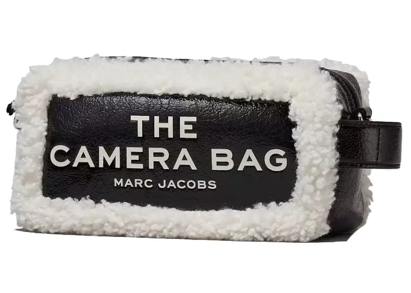 Marc Jacobs The Crinkle Leather Camera Bag Black