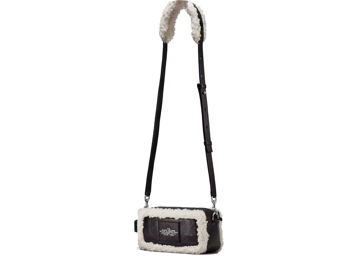 Marc Jacobs The Crinkle Leather Camera Bag Black