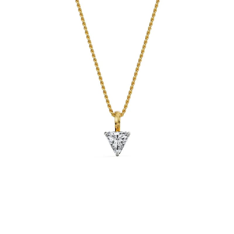 1 CT Trillion Lab Grown Diamond Pendant