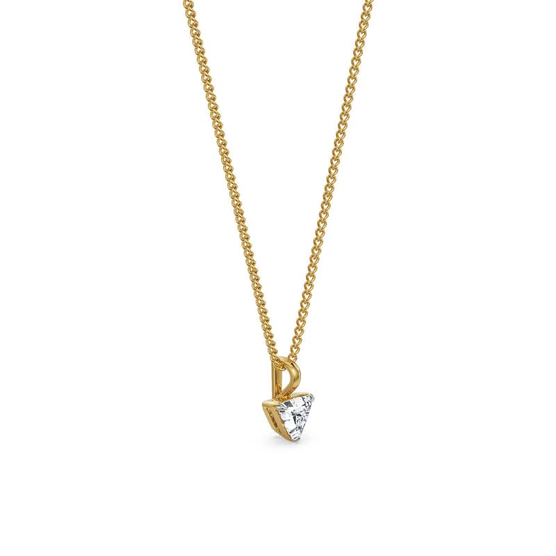 1 CT Trillion Lab Grown Diamond Pendant