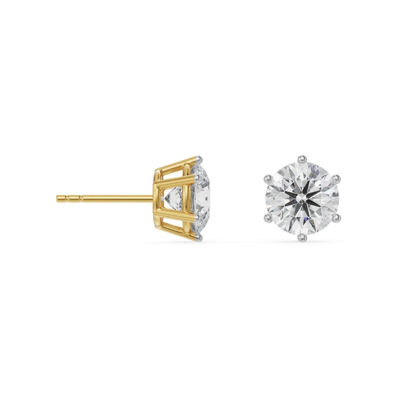 1 CT Versatile Lab Grown Diamond Solitaire Studs