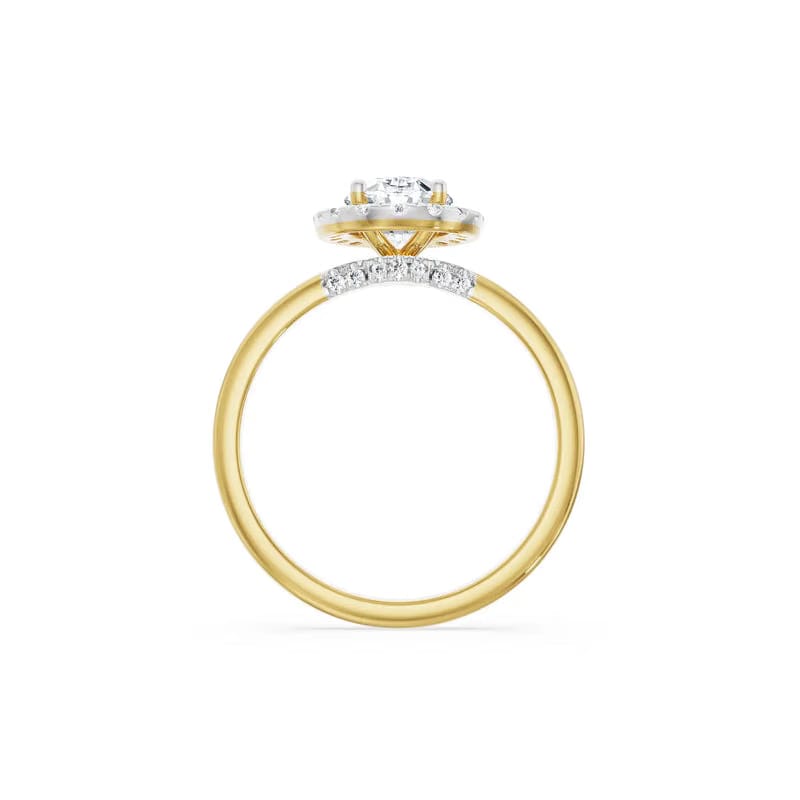 1.2 CT Oval Lab Grown Diamond Ring