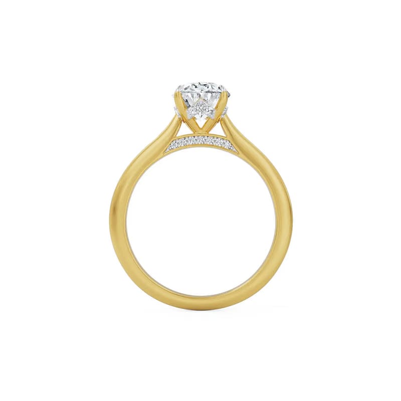 1.5 Carat Oval Lab Grown Diamond Engagement Ring 9KT