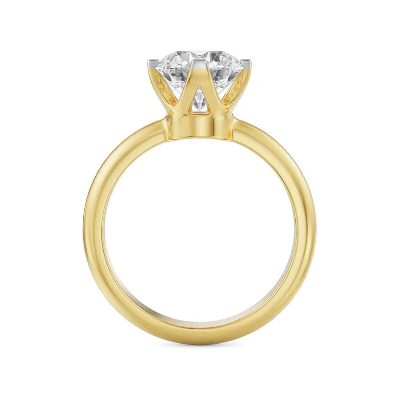 1.5 CT Classic Lab Grown Diamond Solitaire Ring 9KT