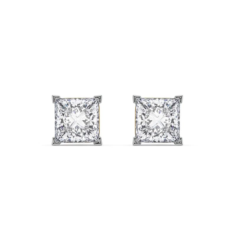 1.5 CT Classic Square Lab Diamond Studs