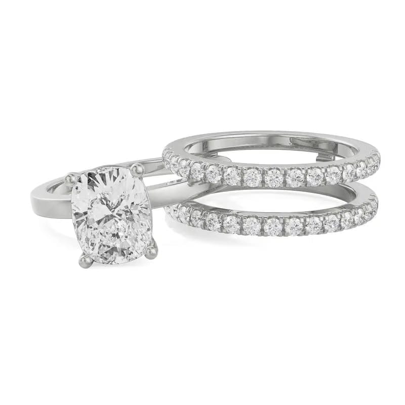 1.5 CT Cushion Cut Engagement Ring