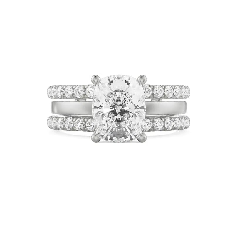 1.5 CT Cushion Cut Engagement Ring