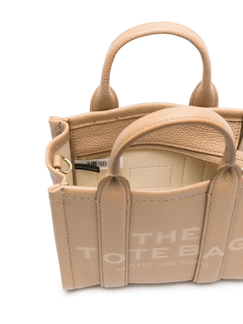 Marc Jacobs The Crossbody Mini Tote Leather Camel
