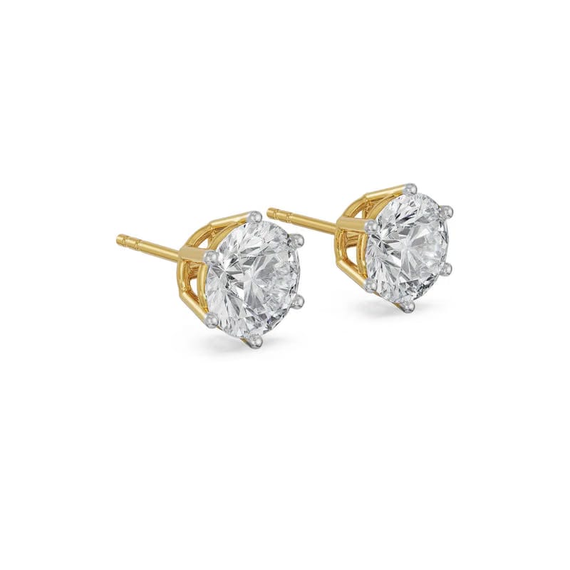 1.5 CT Versatile Lab Grown Diamond Solitaire Studs
