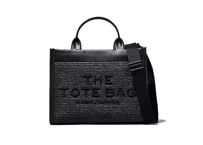 Marc Jacobs The Woven DTM Medium Tote Bag Monochrome