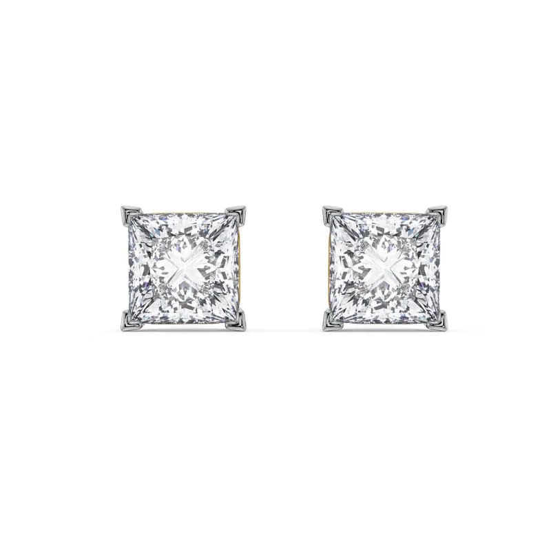 2 CT Classic Square Lab Diamond Studs