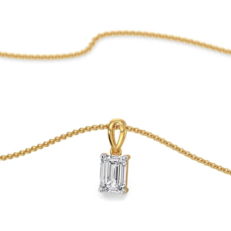 2 CT Elite Emerald Lab Grown Diamond Pendant