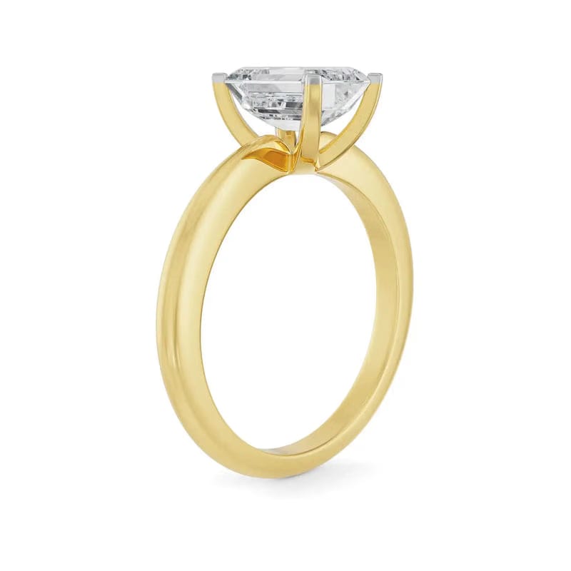 2 CT Emerald Cut Engagement Ring