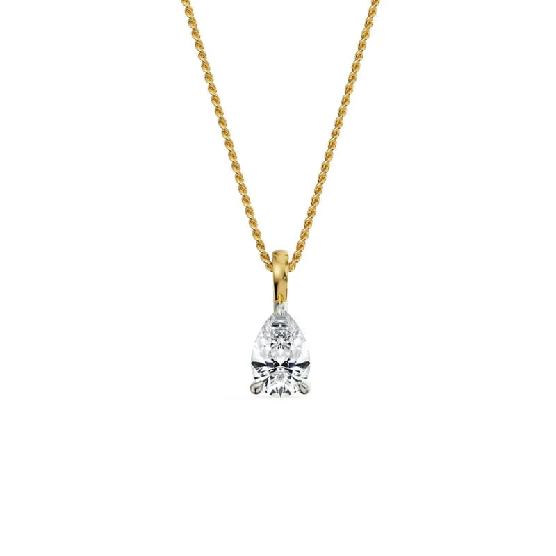 2 CT Pear Lab Grown Diamond Pendant