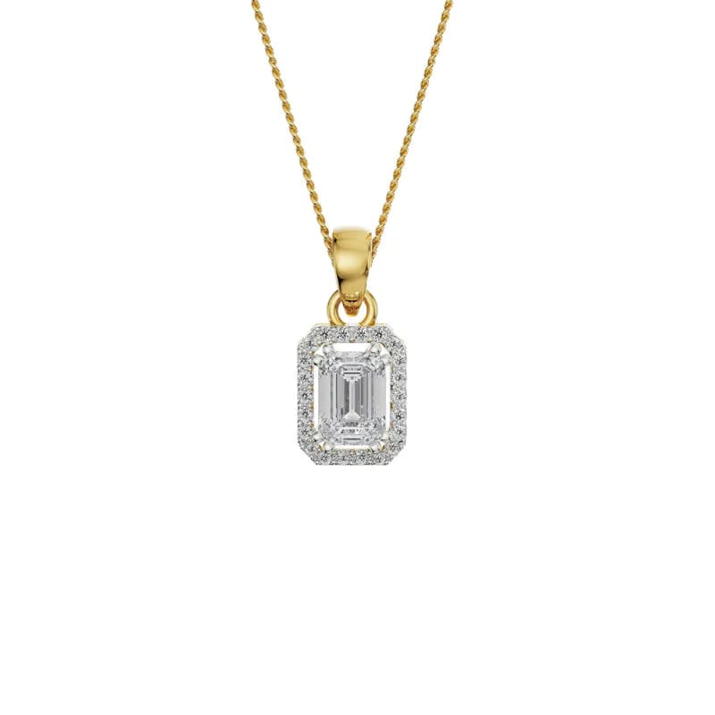 2 CT Picasa Emerald Lab Diamond Pendant