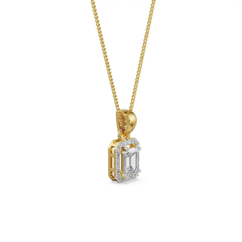 2 CT Picasa Emerald Lab Diamond Pendant
