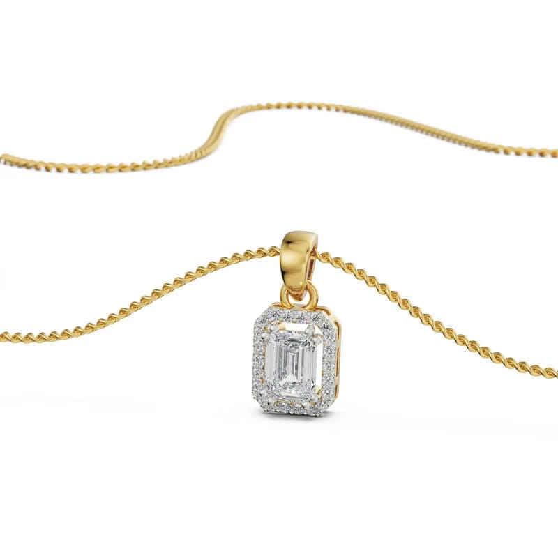 2 CT Picasa Emerald Lab Diamond Pendant