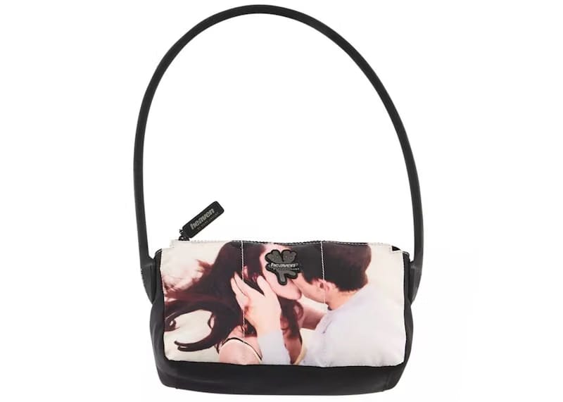 Marc Jacobs Heaven Puffy Nylon Kissing Shoulder Bag Multicolor
