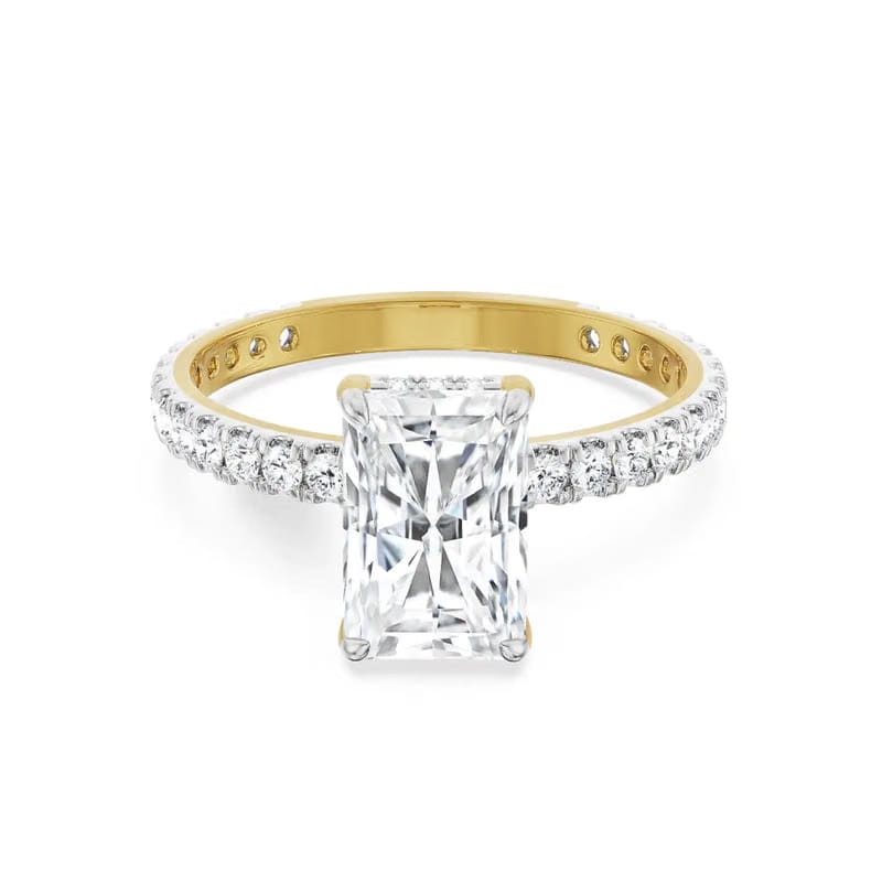 2 CT Radiant Engagement Ring