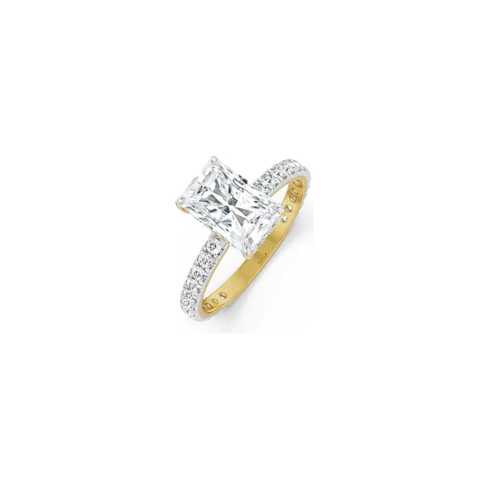 2 CT Radiant Engagement Ring_in_stock