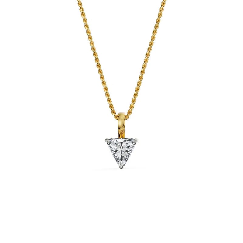 2 CT Trillion Lab Grown Diamond Pendant
