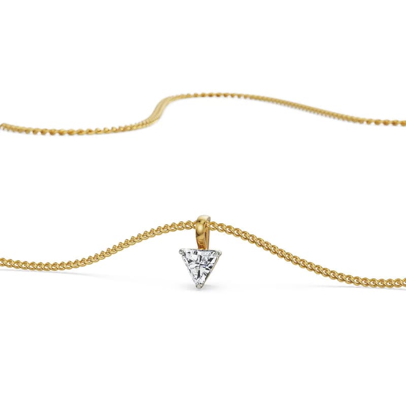 2 CT Trillion Lab Grown Diamond Pendant