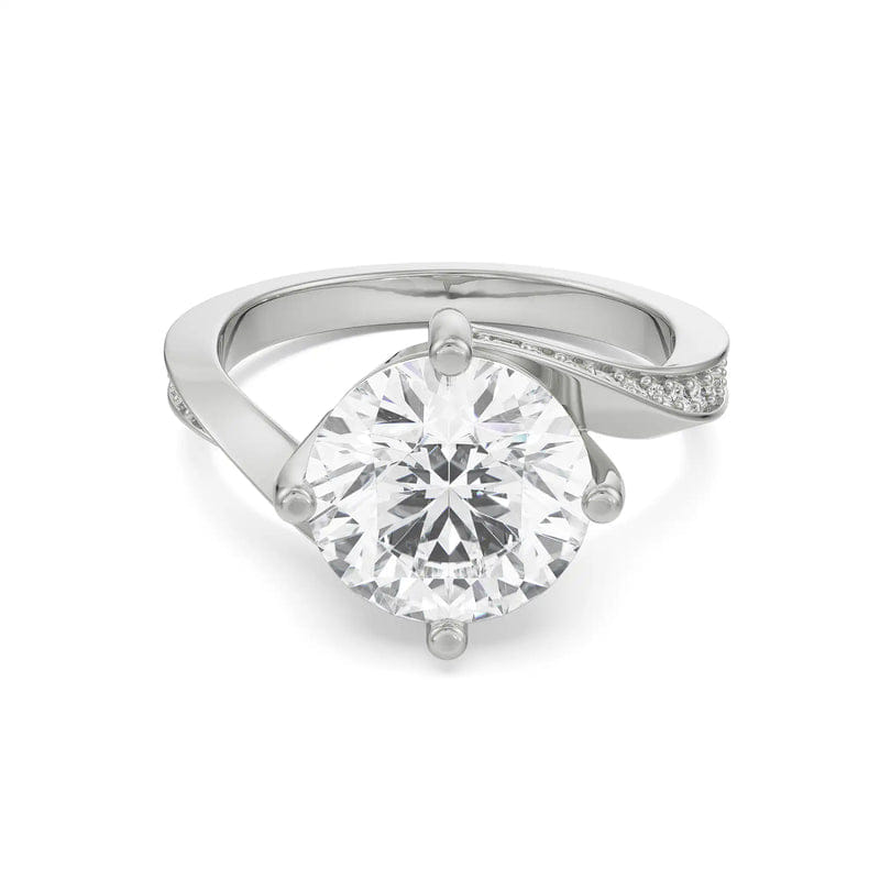 2 CT Twirl Solitaire Diamond Ring_in-stock