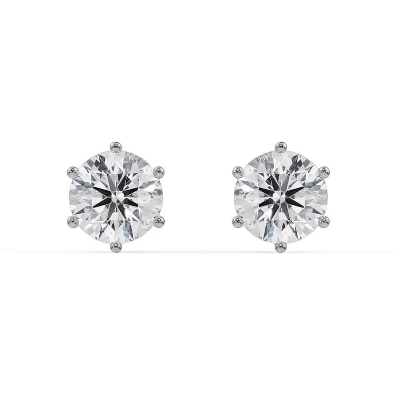 3 CT Versatile Lab Grown Diamond Solitaire Studs_in-stock