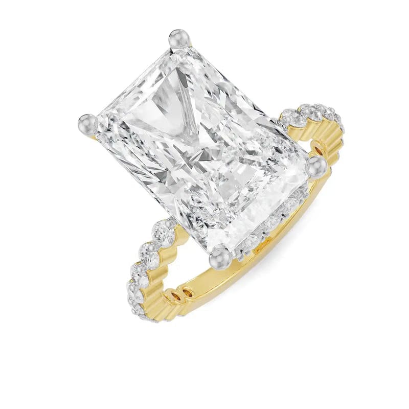 3.5 CT Radiant Cut Diamond Ring