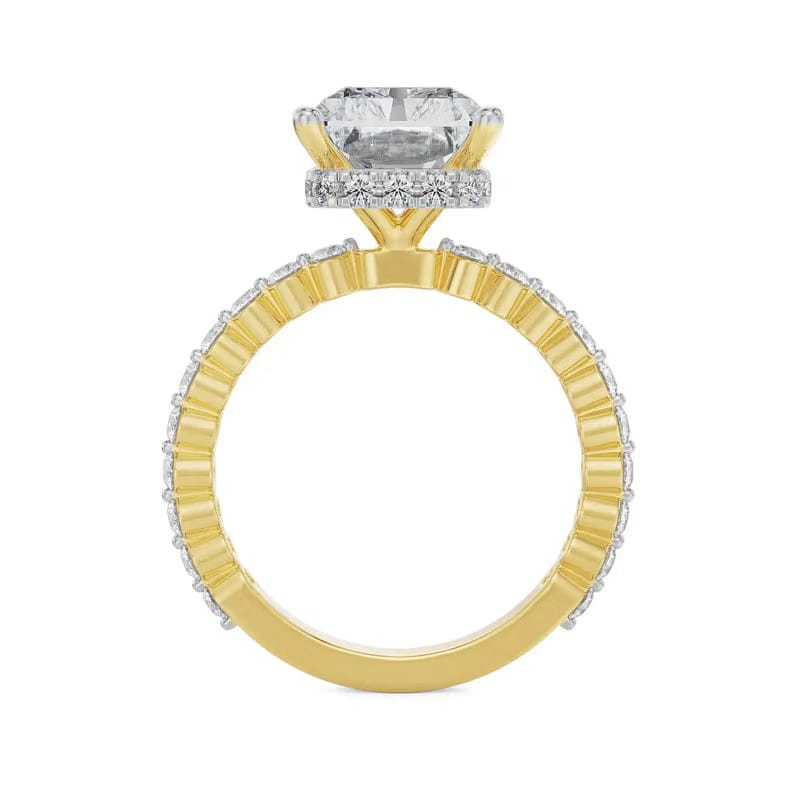 3.5 CT Radiant Cut Diamond Ring