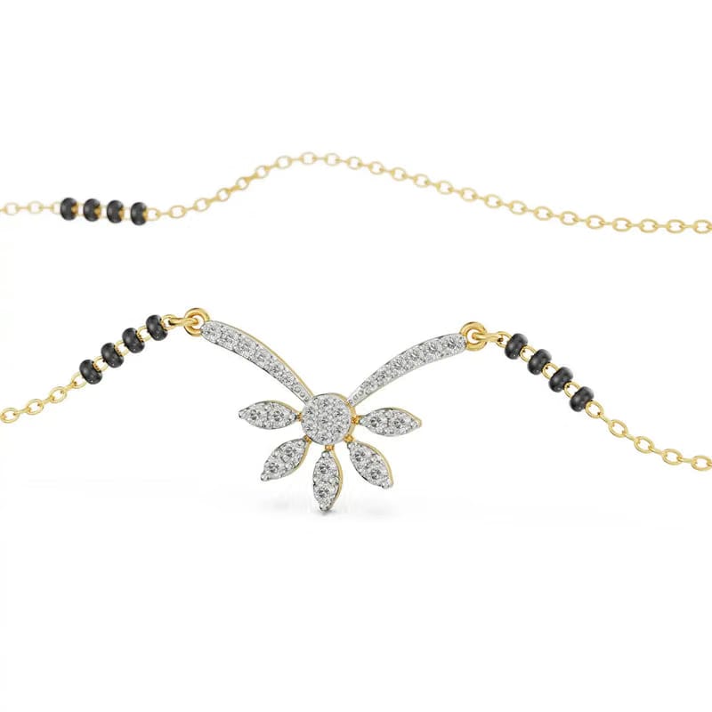 Aayat Lab Grown Diamond Mangalsutra 9KT