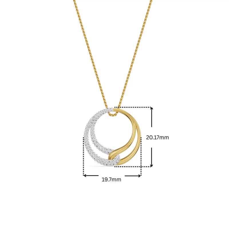 Agastya Diamond Pendant