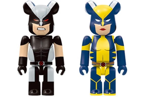 Bearbrick x Marvel X-Men Happy Lottery Wolverine & X-23 Wolverine (X-Force) 2 Pack 100%