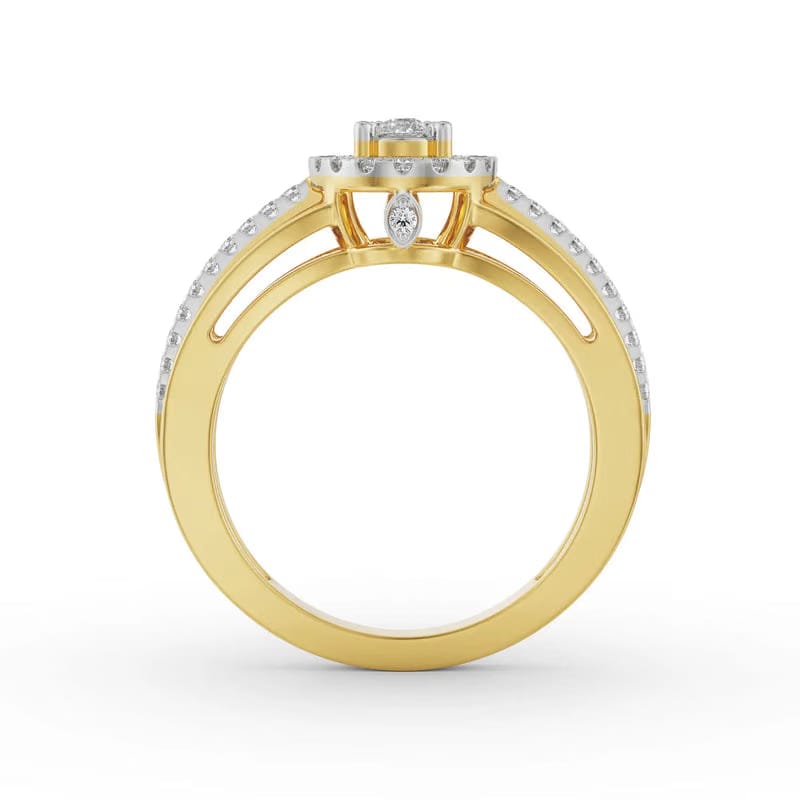 Alina Cluster Lab Grown Diamond Glimmery Ring 9KT