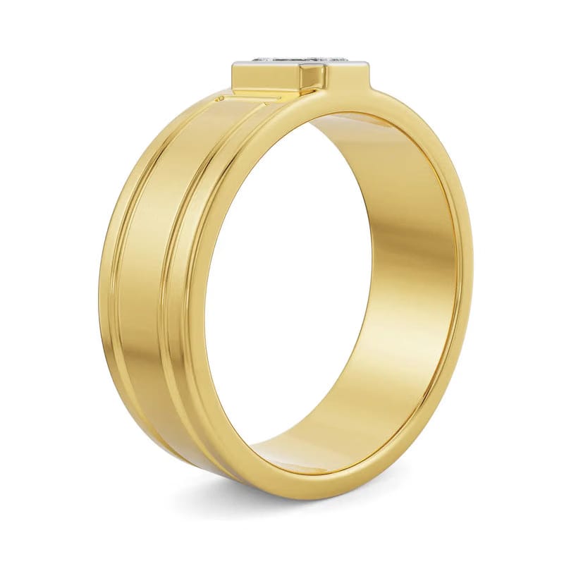 Alpha Wedding Lab Grown Diamond Ring for Men
