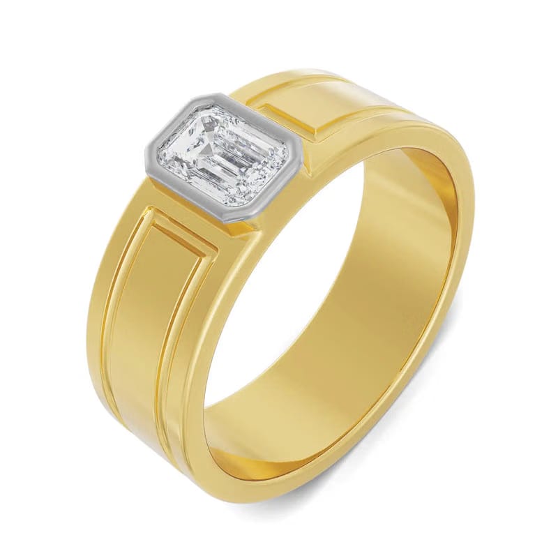 Alpha Wedding Lab Grown Diamond Ring for Men