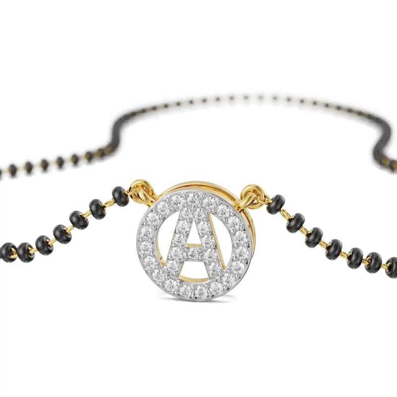 Alphabet Diamond Mangalsutra