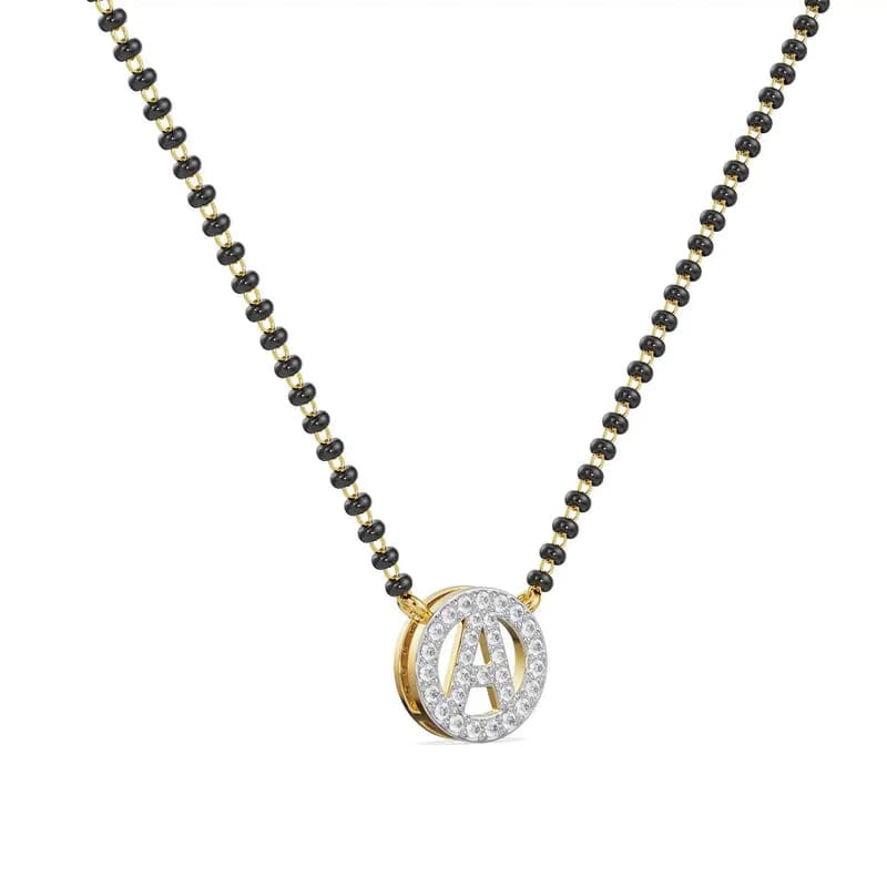 Alphabet Diamond Mangalsutra