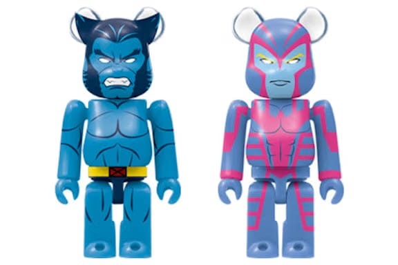 Bearbrick x Marvel X-Men Happy Lottery Beast & Archangel 2 Pack 100%