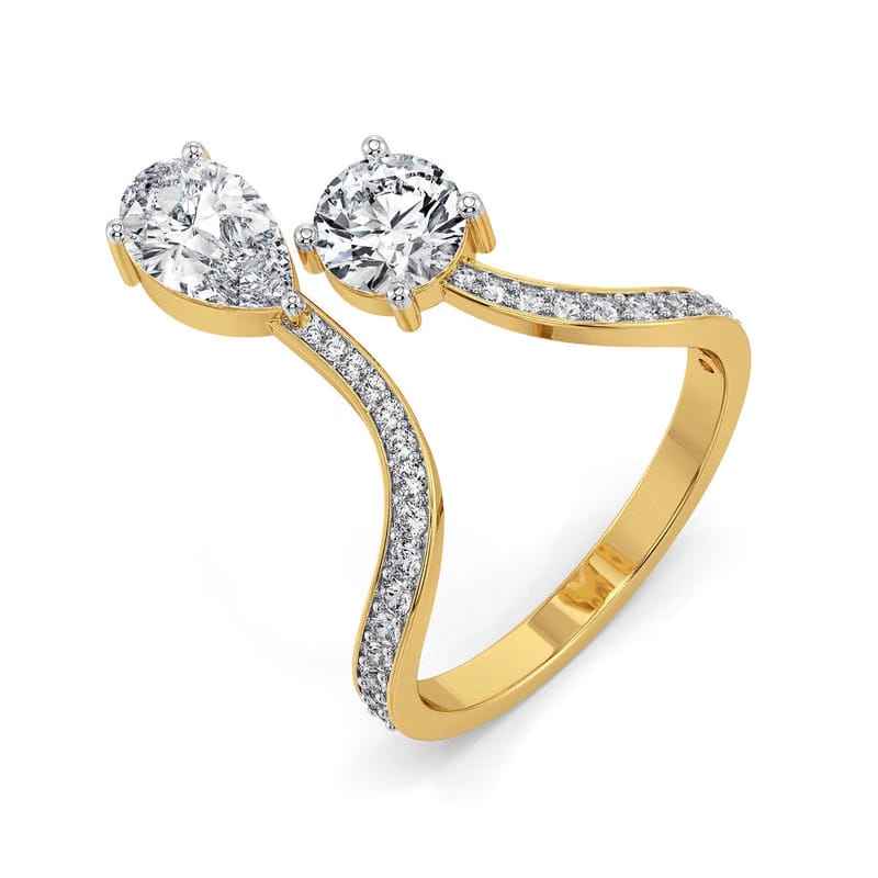 Amora Duo Lab Grown Diamond Ring