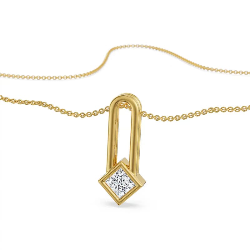 Anchor Princess Lab Grown Diamond Pendant_in_stock