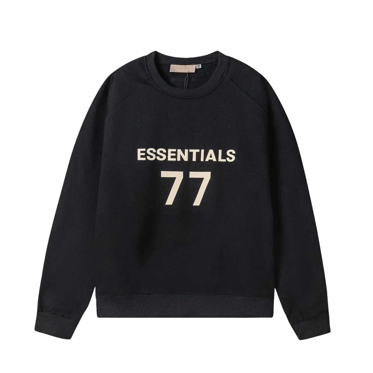 Fear Of God Essentials 77 round neck black long sleeve