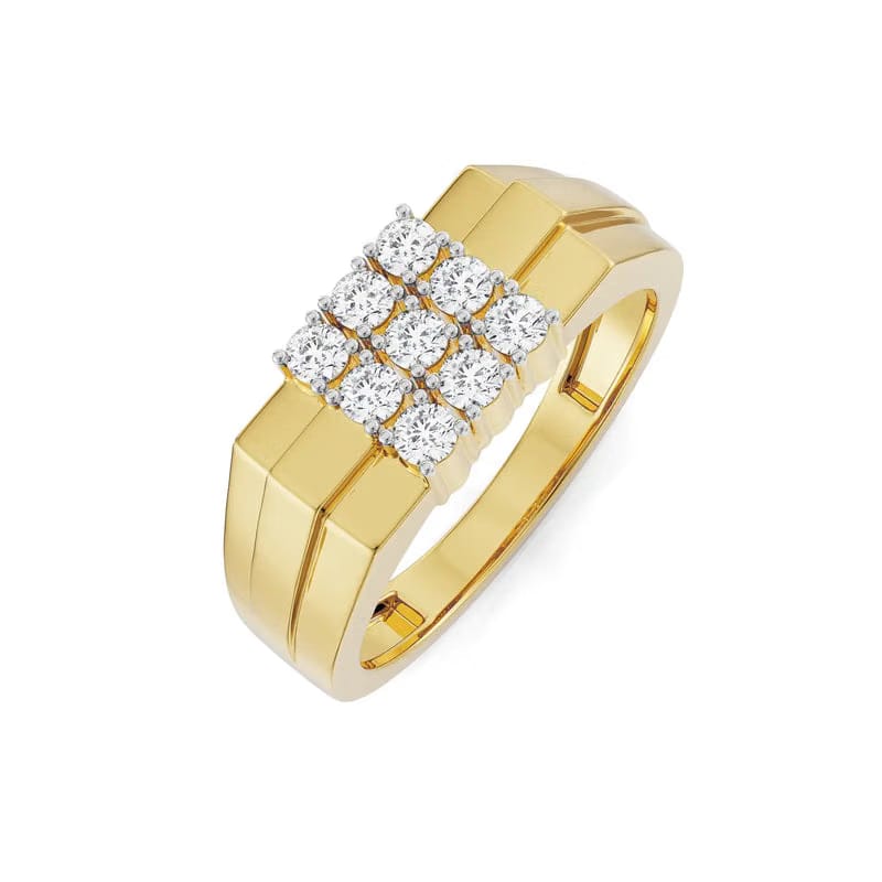 Arthur Lab Grown Diamond Ring for Men 9KT