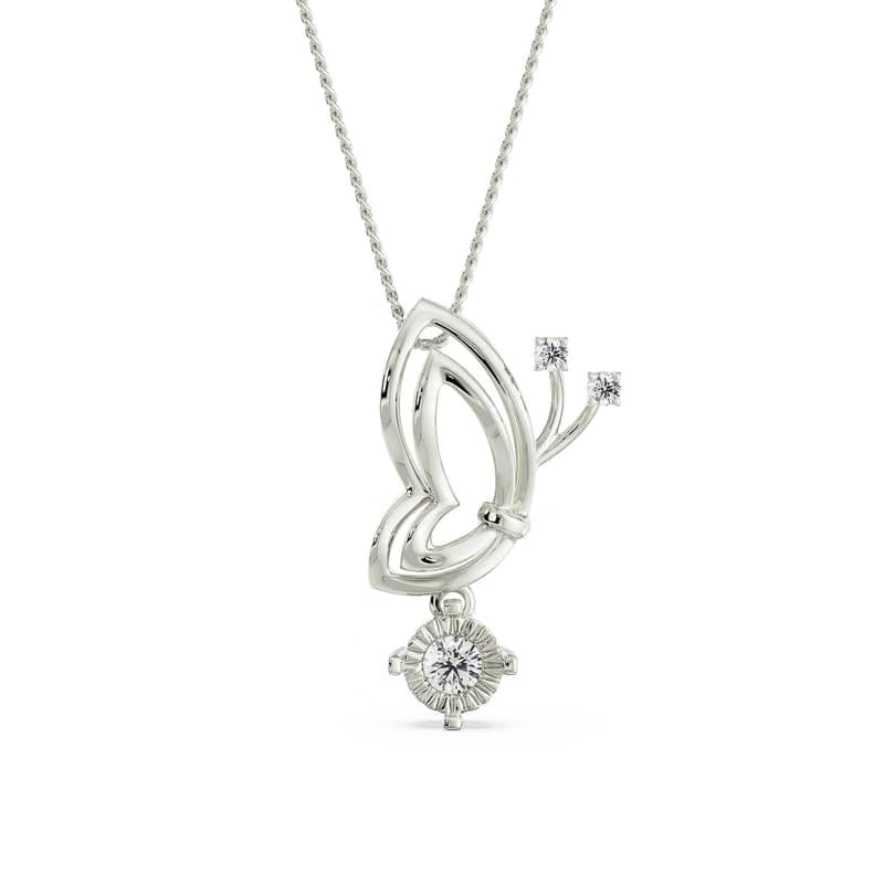 Artistic Lab Grown Diamond Pendant