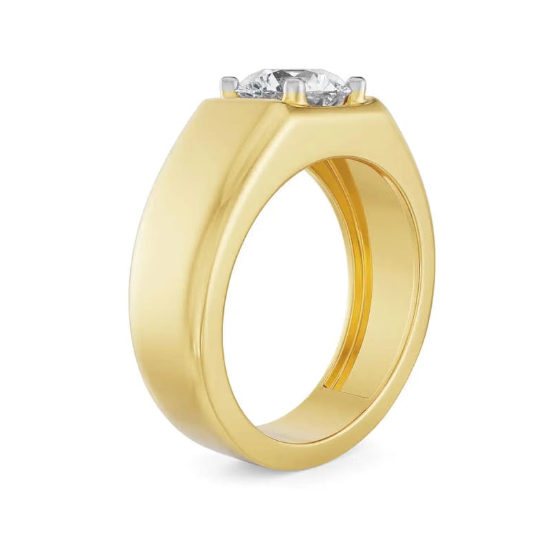 Asher Diamond Ring for Men 9KT
