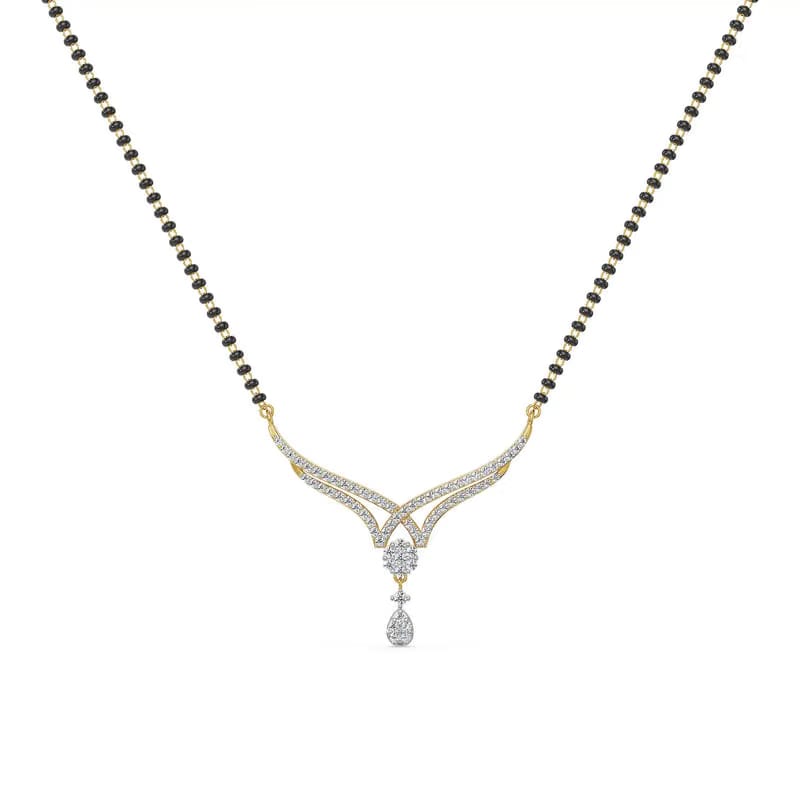Athiya Lab Grown Diamond Mangalsutra 9KT