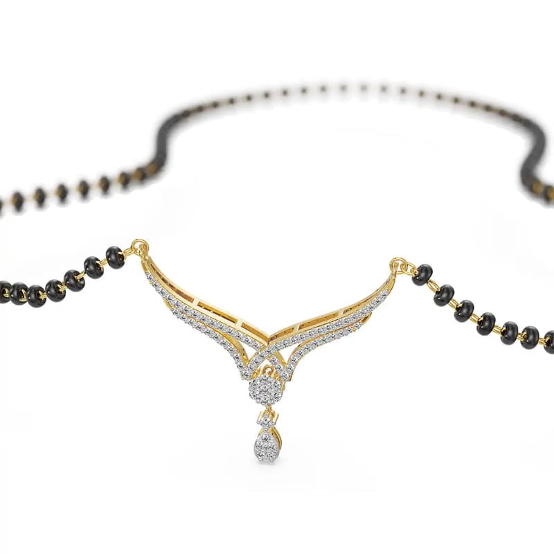 Athiya Lab Grown Diamond Mangalsutra 9KT