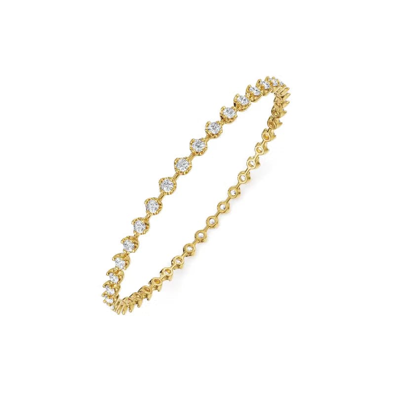 Aurora Glow Lab Grown Diamond Bangle