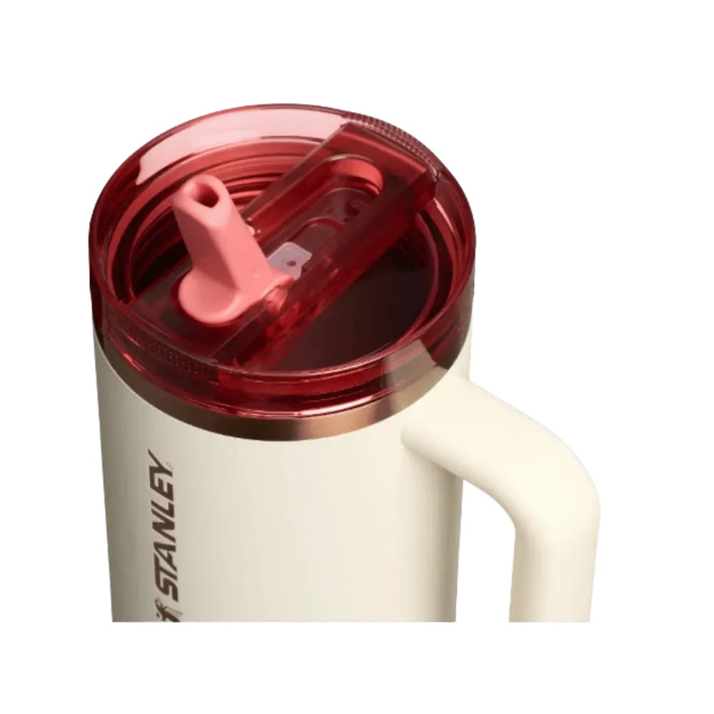 Stanley The Quencher ProTour Flip Straw Tumbler 40 OZ Cream Rose Gold