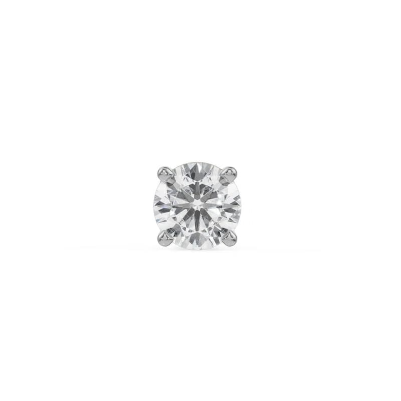 Avir Round Lab Grown Diamond Solitaire Studs for Men